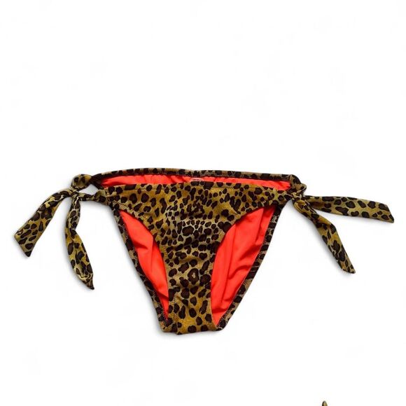 Victorias Secret hot Cheetah print bikini with tie bottoms and top - Picture 2 of 8